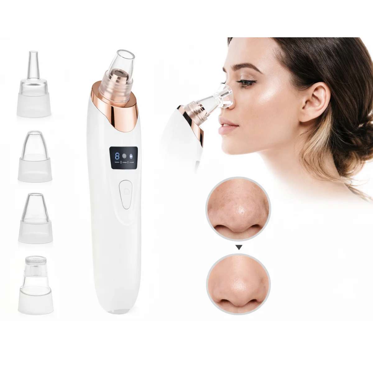 Handled Pore Vacuum Cleaner - Clear Your Pores in Minutes No Squeezing Needed