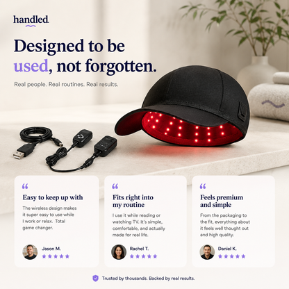 Hair Regrowth Laser Cap — Regrow Thicker Hair Without Daily Treatments