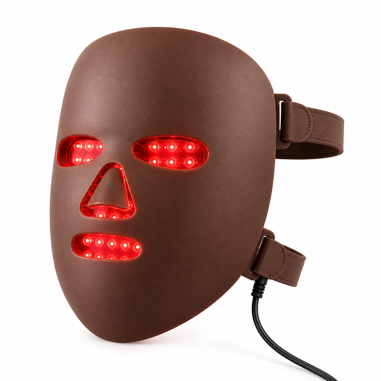 Handled 3D Silicone Face LED Mask - Salon Level Skin Therapy From Home