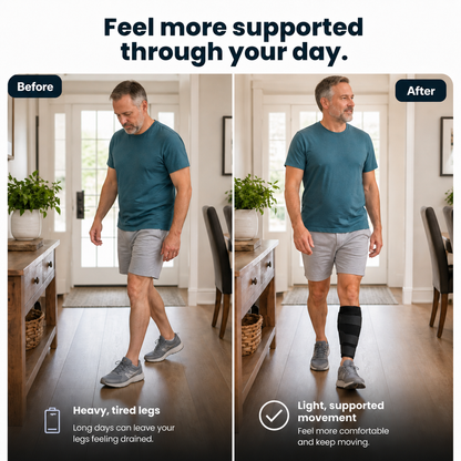 Calf Compression Wrap — Walk Longer With Lighter Legs