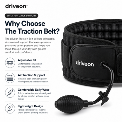 Decompression Air Traction Back Support Belt — Move Freely Without Back Pain