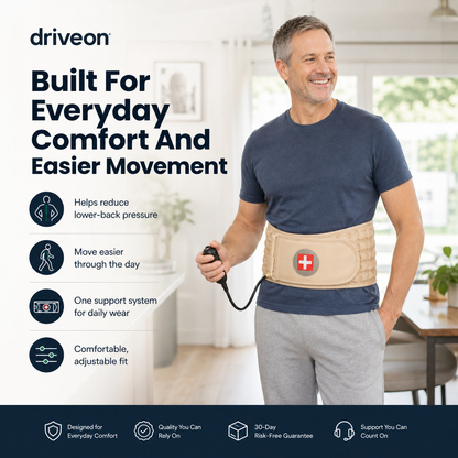 Decompression Air Traction Back Support Belt — Move Freely Without Back Pain