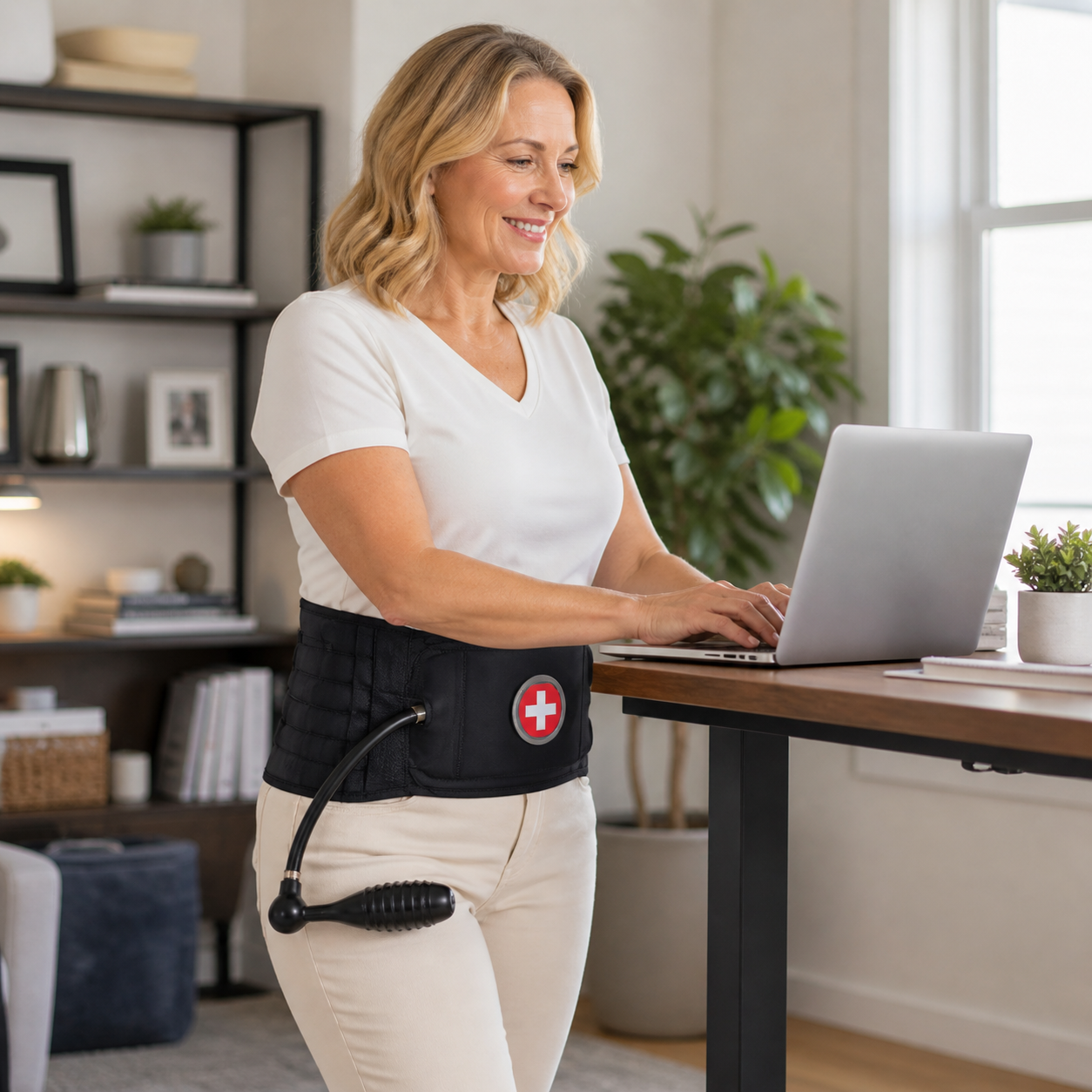 Decompression Air Traction Back Support Belt — Move Freely Without Back Pain