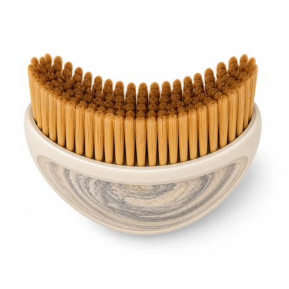 Handled Lymphatic Contour Face Brush - Sculpt, Lift & Glow Naturally
