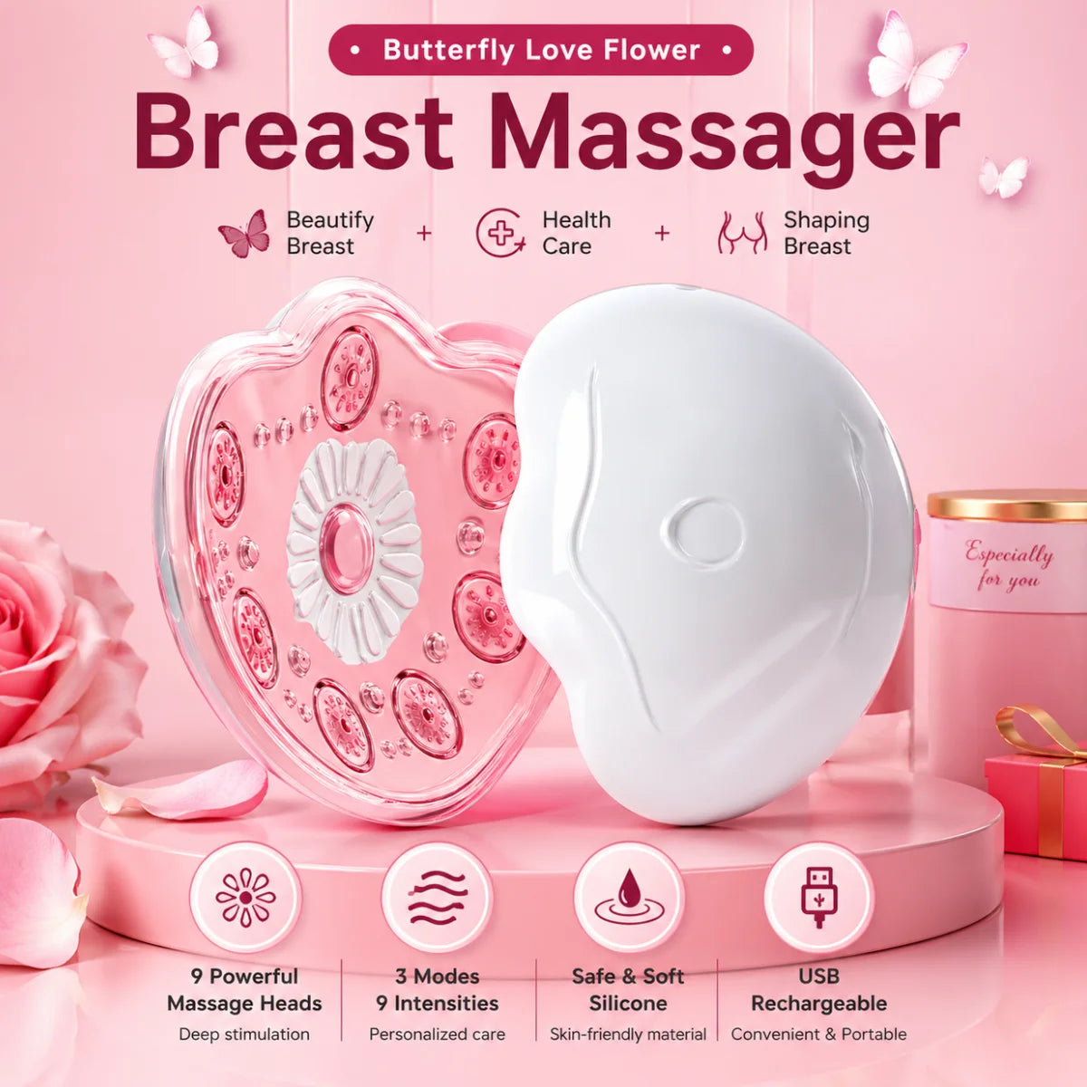 Electric Breast Massage Instrument — Feel Firmer, More Relaxed, and Confident Daily