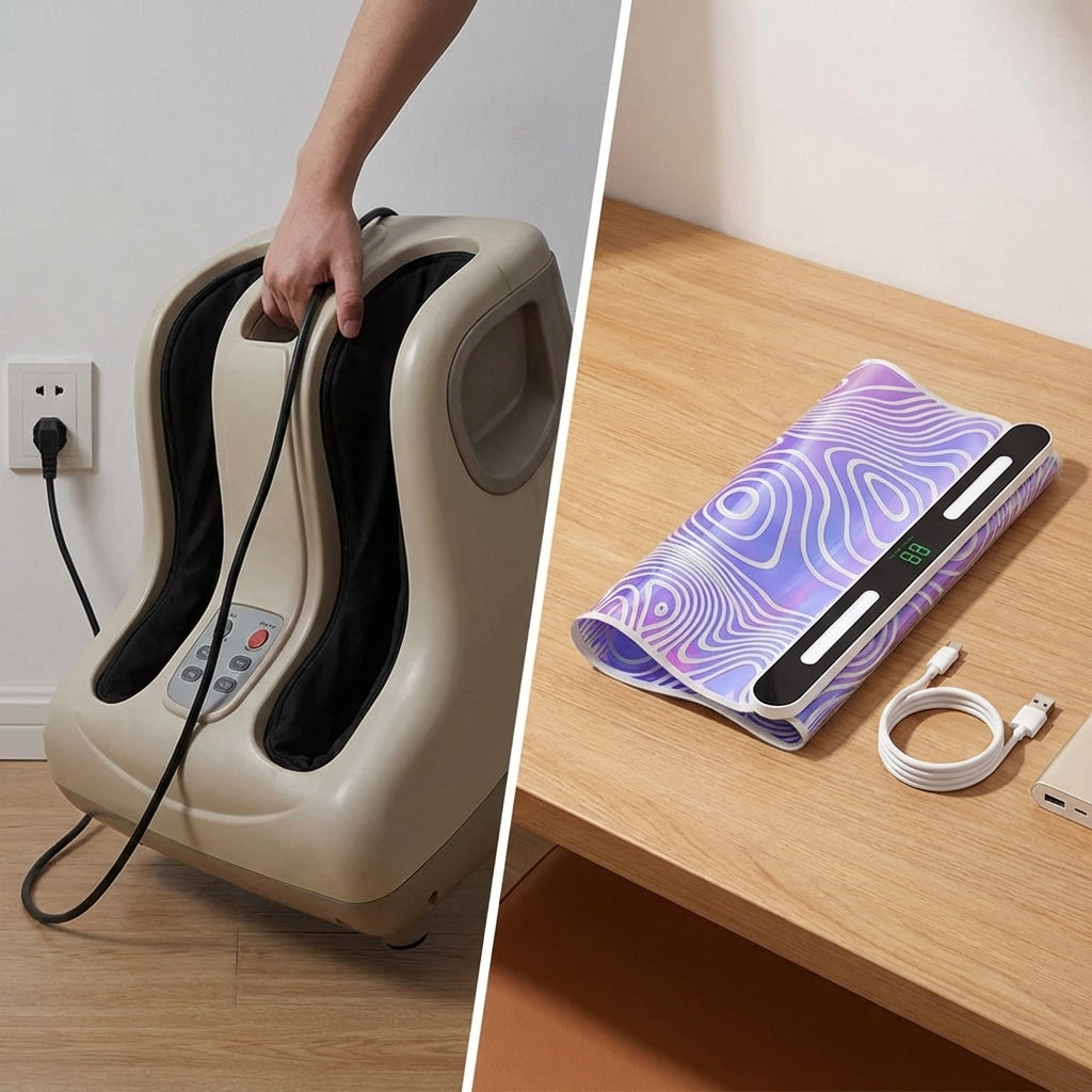 Handled ems-foot-mat differentiator