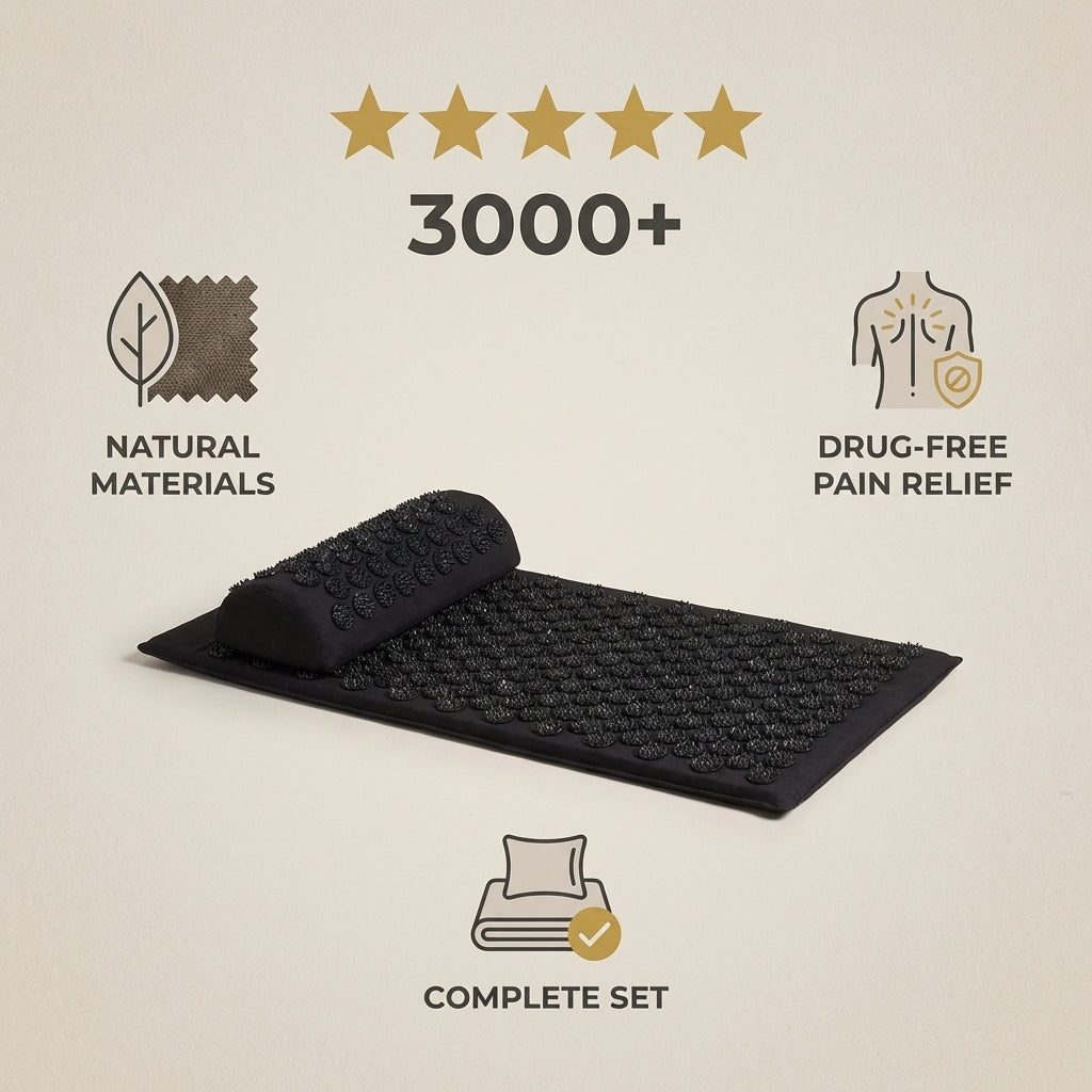 Handled acupressure-mat trust