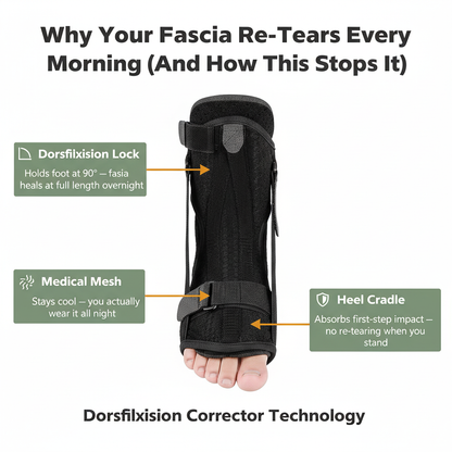 How It Works — Dorsiflexion Lock Heals Fascia Overnight