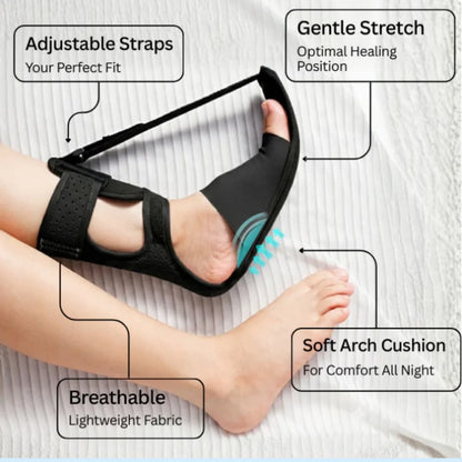 Handled Foot Drop Brace Night Splint - Overnight Support