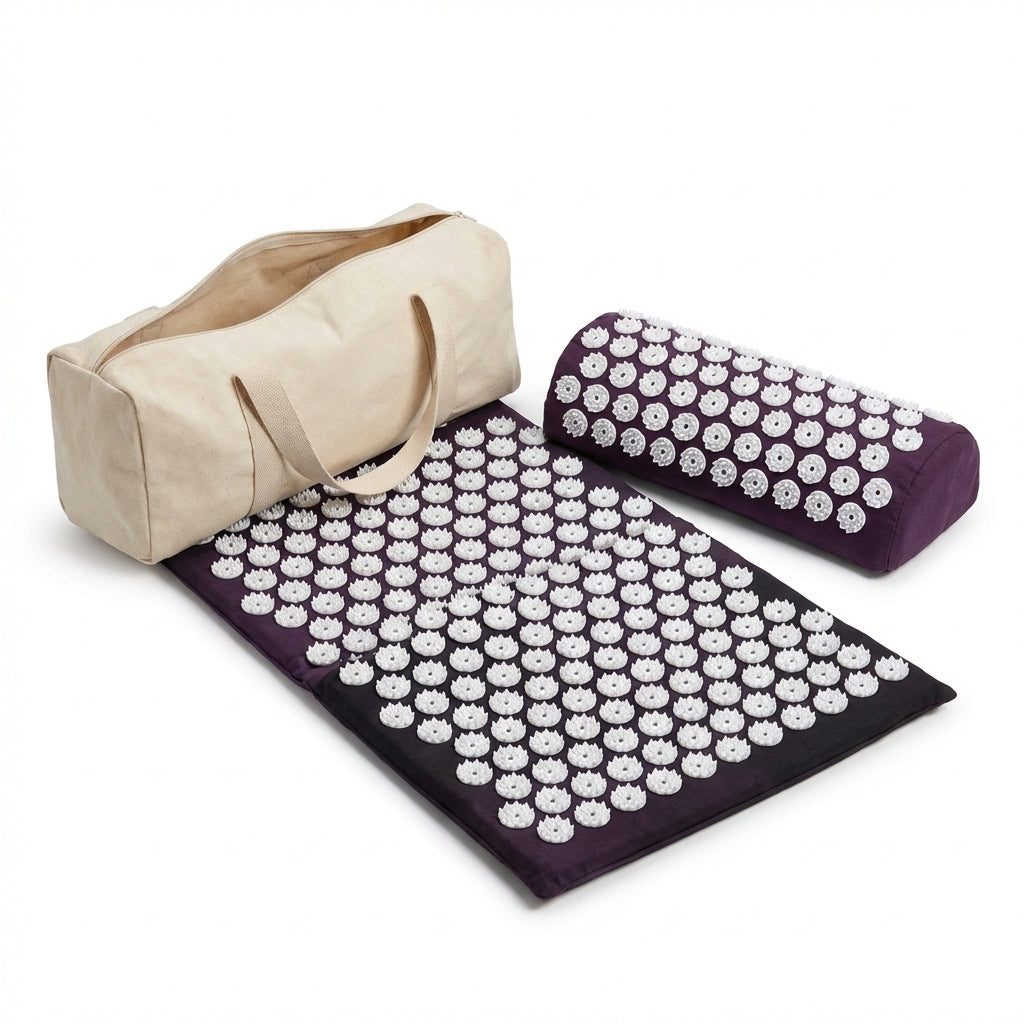 Handled acupressure-mat hero