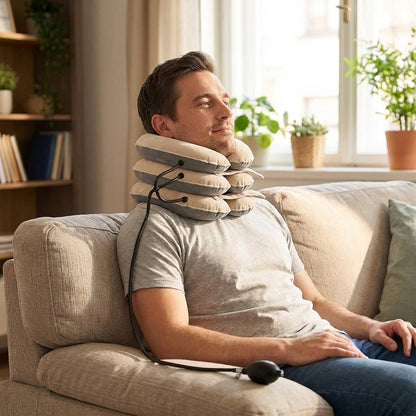 Handled neck-traction lifestyle