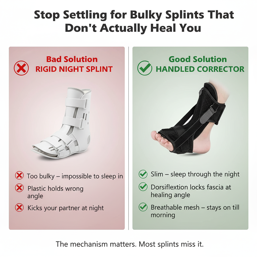 Rigid Splint vs Handled Corrector Comparison