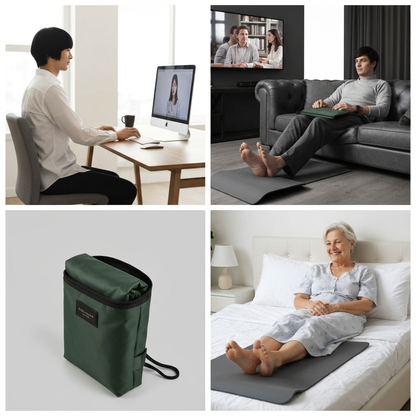 Handled ems-foot-mat multi-use